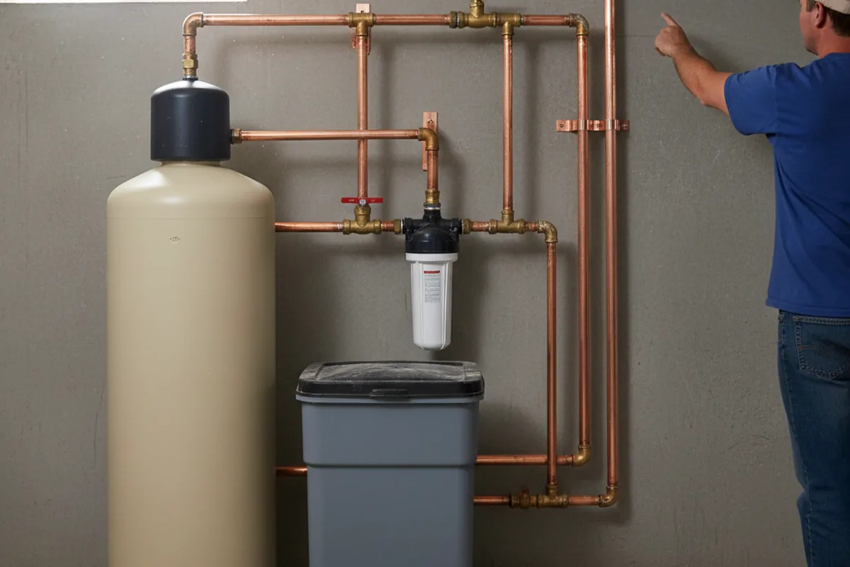 Whole-house water treatment system installed in Mentone